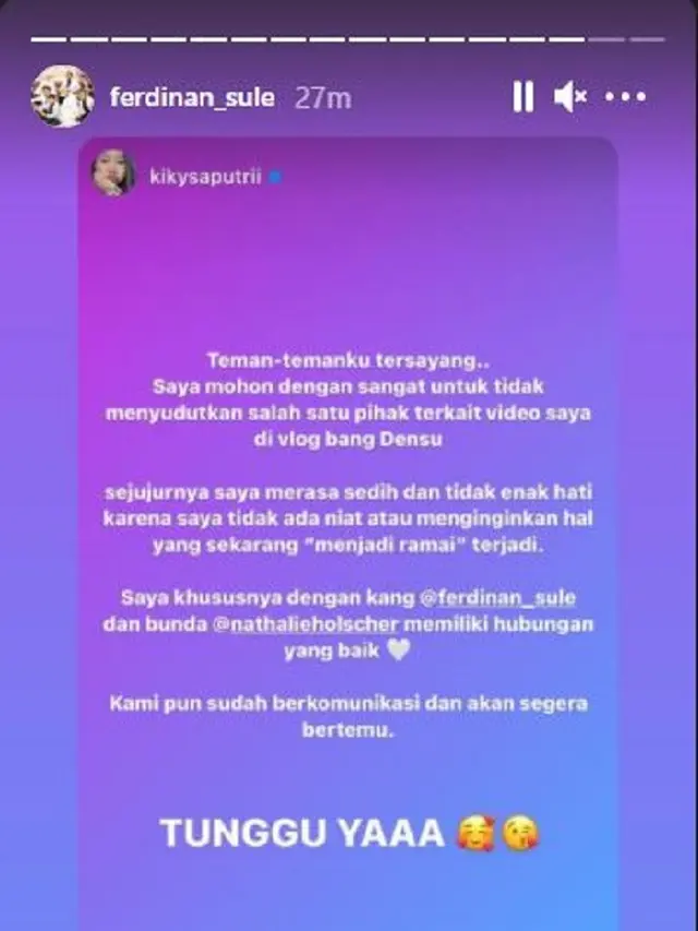 Sule (Foto: Instagram/@ferdinan_sule)
