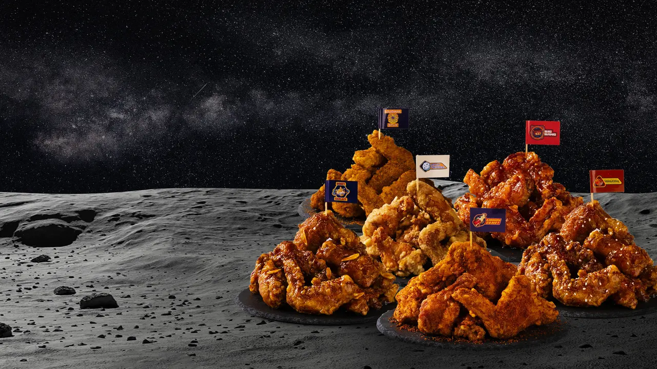 Mencicipi Ayam Goreng 6 Rasa ala Korea dengan Sensasi dari Bulan