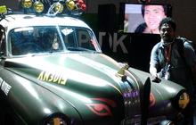 Mobil bumper gigi Hanoman film Warkop DKI nampang di IIMS 2015