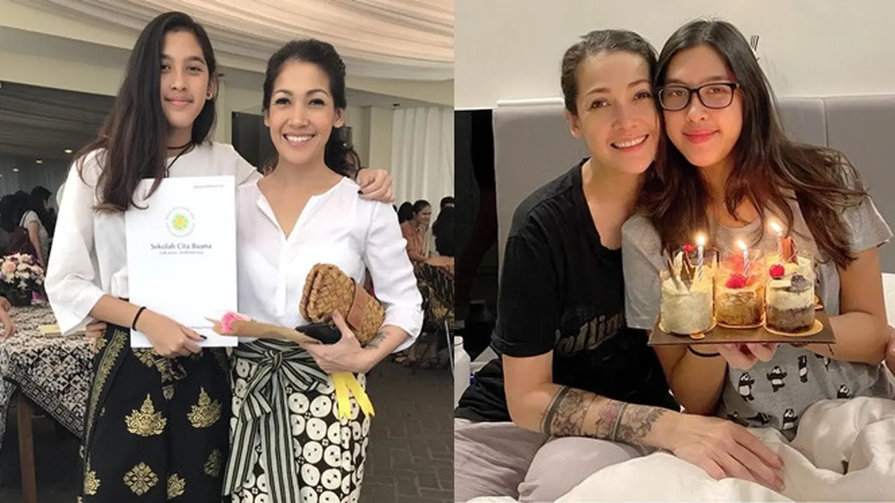 Anaknya Genap 20 Tahun, Ini 6 Potret Kebersamaan Mieke Amalia dan Putri Sulungnya