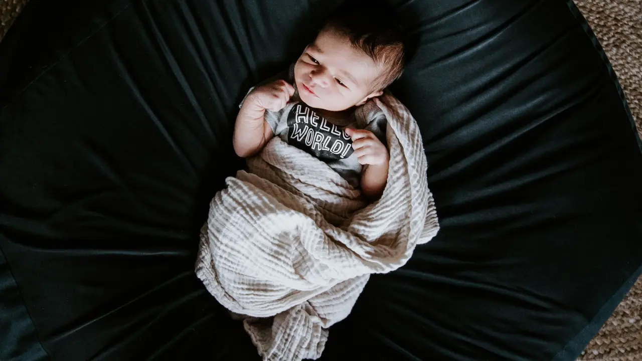 Ilustrasi bayi laki-laki