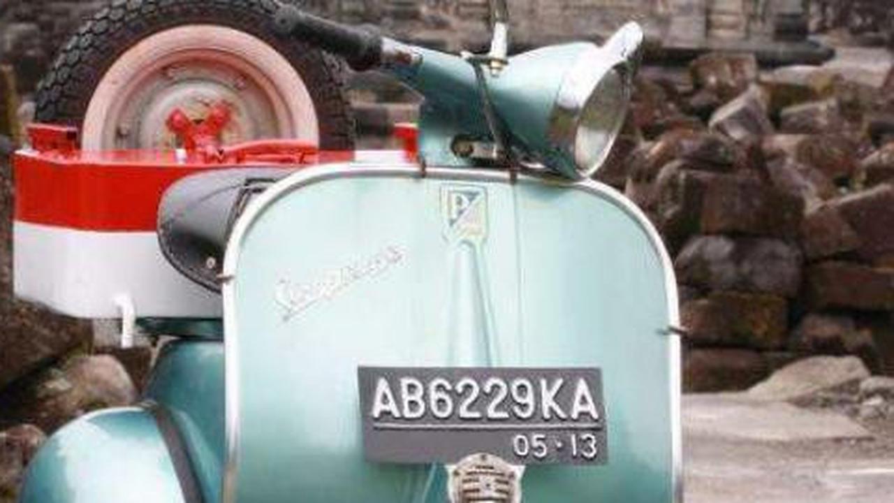 Naik vespa dari Yogya ke Italia, ini bekal Andy