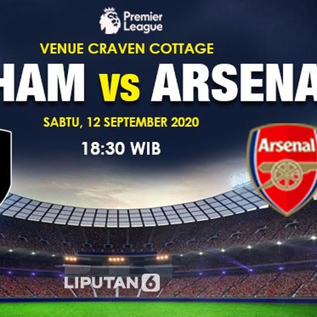 Link Live Streaming Fulham Vs Arsenal Di Liga Inggris Malam Ini Bola Liputan6 Com