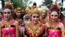 Nyepi sendiri merupakan hari raya bagi umat Hindu yang dirayakan setiap Tahun Baru Saka. Seperti yang kita tahu Hari Raya Nyepi identik dengan hari yang penuh kesunyian. (Liputan6.com/Herman Zakharia)