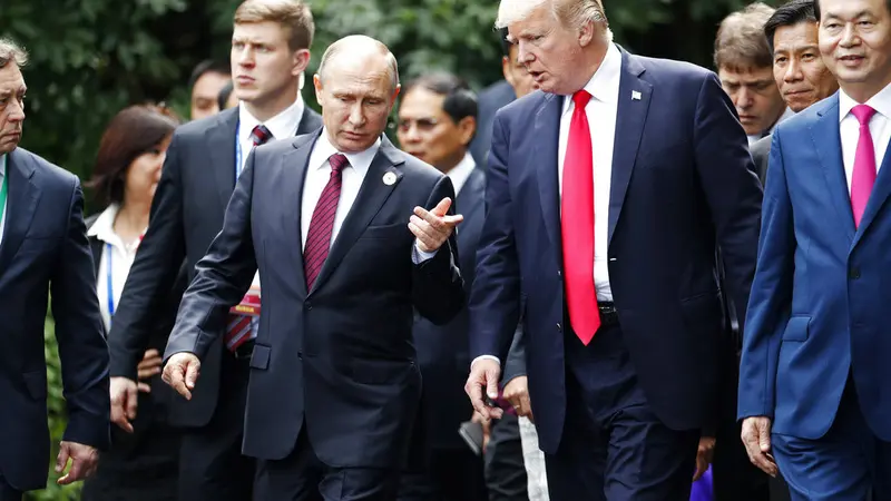 Vladimir Putin dan Donald Trump