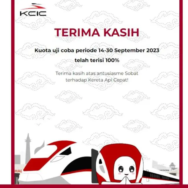 Tiket Kereta Cepat Whoosh Tahap 2 Sudah Ludes, Warganet Keluhkan Banyak Gangguan Saat Memesan