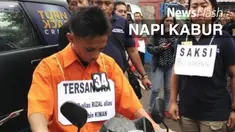 Direktorat Reserse dan Kriminal Umum (Ditreskrimum) Polda Metro Jaya menggelar rekonstruksi kaburnya Anwar alias Rizal dari Rumah Tahanan Salemba, Jakarta Pusat.