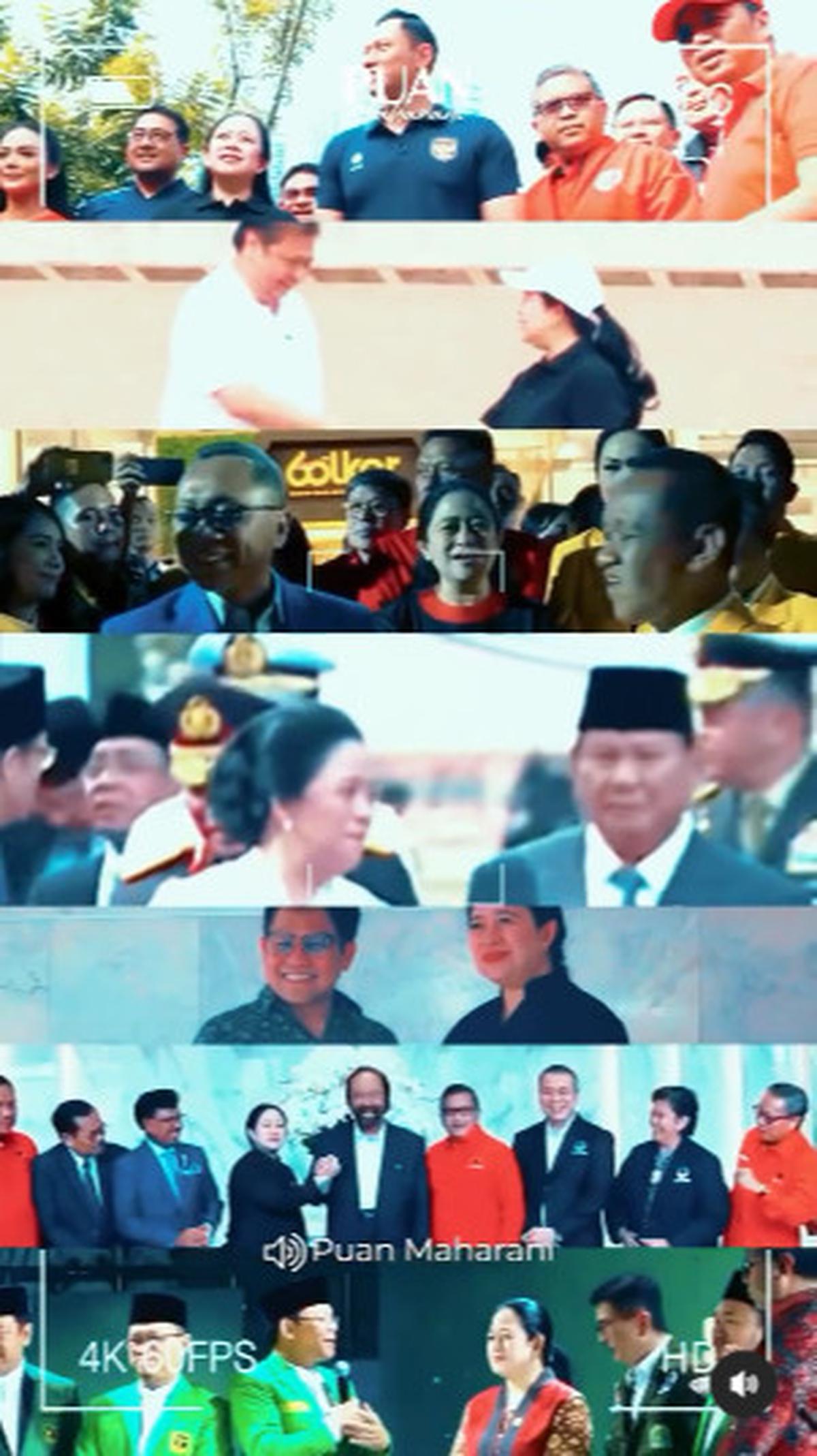 Sinyal-Sinyal Koalisi Menguat, Puan Anak Megawati PDIP Posting Video Bareng Prabowo & Para Ketum KIM