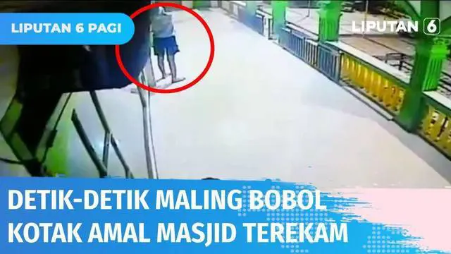 Seorang pria di kawasan Duren Sawit terekam kamera pengawas membobol sebuah kotak amal masjid. Pelaku nyaris babak belur dihakimi massa. Untuk mengamankan, polisi terpaksa melepaskan tembakan peringatan.