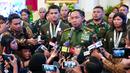 Panglima TNI, Jenderal TNI Agus Subiyanto, memberikan keterangan saat meghadiri acara penyerahan bonus untuk atlet peraih medali emas SEA Games 2025 di Istana Negara, Kamis (8/1/2026). (Foto: Muchlis Jr - BPMI Sekretariat Presiden)