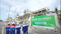 PT Kilang Pertamina Internasional (KPI) meraih sertifikat ISCC (International Sustainability Carbon Certification) Carbon Offsetting and Reduction Scheme for International Aviation (CORSIA) dan Europe Union (EU) untuk memproduksi SAF dari bahan baku minyak jelantah atau Used Cooking Oil (UCO). (Dok KPI)