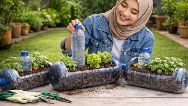 kebun galon bekas