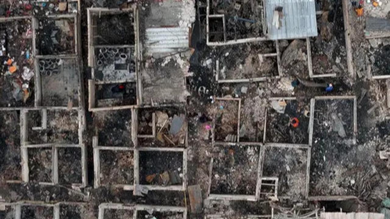 FOTO: Penampakan Ratusan Rumah di Kemayoran Ludes Terbakar, Ribuan Orang Terpaksa Mengungsi