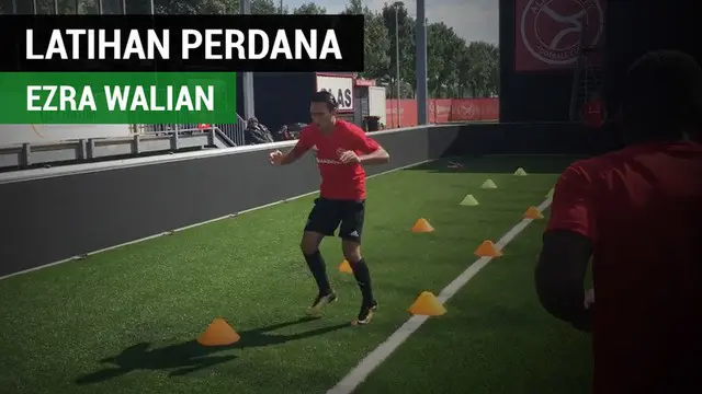 VIDEO: Ini Latihan Perdana Ezra Walian di Almere City