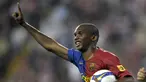 Pencetak gol terbanyak La Liga Spanyol sepanjang sejarah didominasi oleh para pemain asal Spanyol, Argentina, Prancis dan Uruguay. Di luar itu terselip pemain asal Afrika dengan talenta ciamik. Berikut 4 pemain Afrika dengan jumah gol terbanyak di La Liga. (AFP/Miguel Riopa)