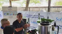 Mesin hidrotermal dan pirolisis untuk solusi untuk mengurangi limbah popok dan pembalut sekali pakai. (dok. Instagram @golimbah/https://www.instagram.com/p/B7YZpX1gqfg//Adhita Diansyavira)