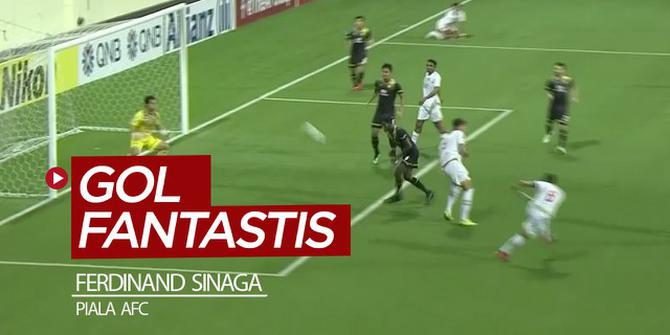 VIDEO: Gol Fantastis Striker PSM, Ferdinand Sinaga di Piala AFC