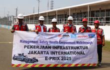 Jakpro dan Formula E Operations Lakukan Management Walkthrough di Jakarta International E-Prix Circuit