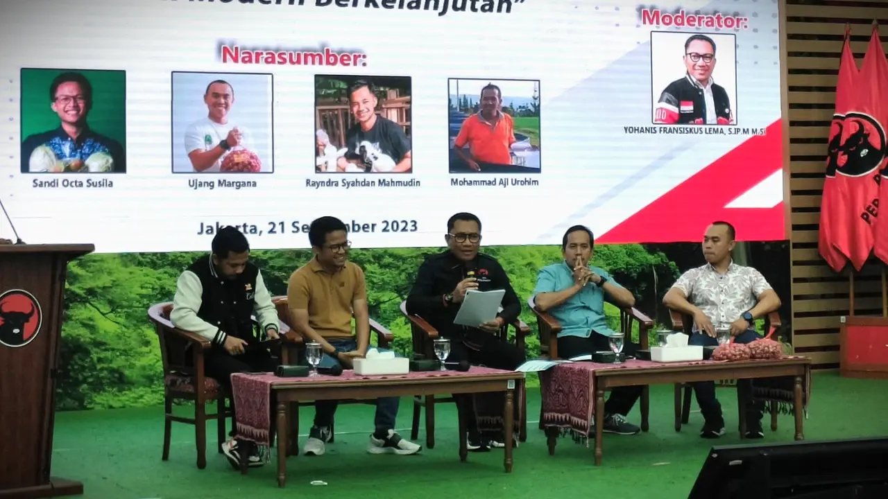 Petani Milenial berdiskusi di PDIP