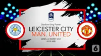 Leicester City vs Manchester United (liputan6.com/Abdillah)
