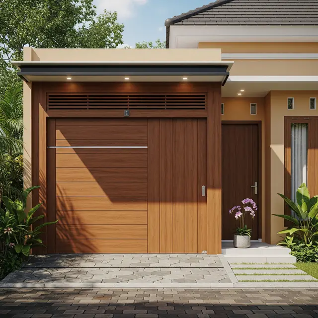 9 Model Carport Tertutup dengan Pintu Geser Otomatis, Solusi Modern Keamanan Rumah