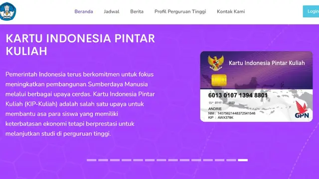 Antusiasme pendaftar Kartu Indonesia Pintar atau KIP Kuliah 2025 amat tinggi.