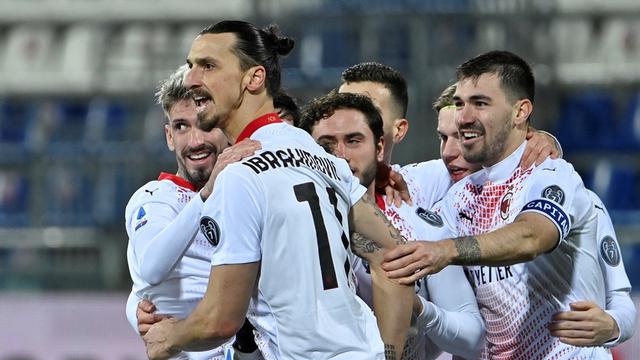 Penyerang AC Milan, Zlatan Ibrahimovic.
