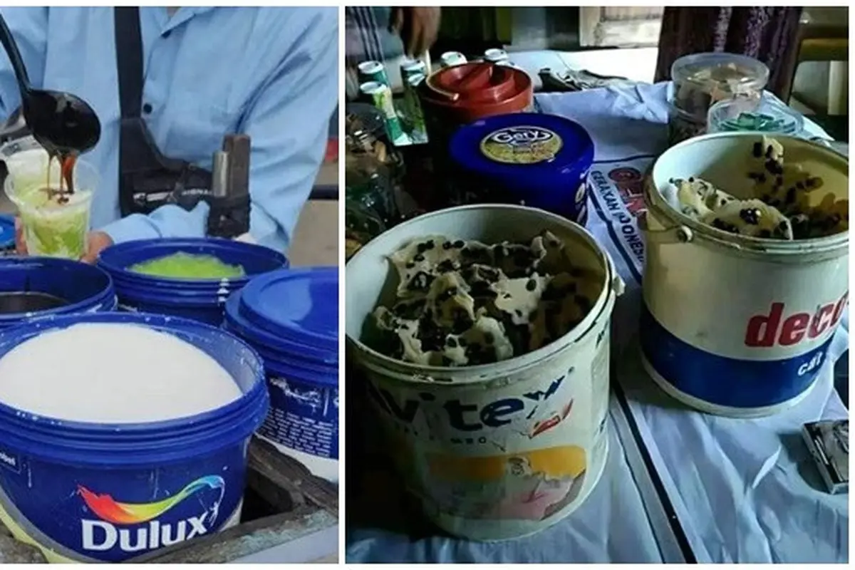 6 Potret Ember Dijadikan Wadah Makanan Ini Nyeleneh, Bikin Tepuk Jidat