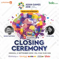 Eksklusif Interview Closing Asian Games 2018. (Bintang Pictures)