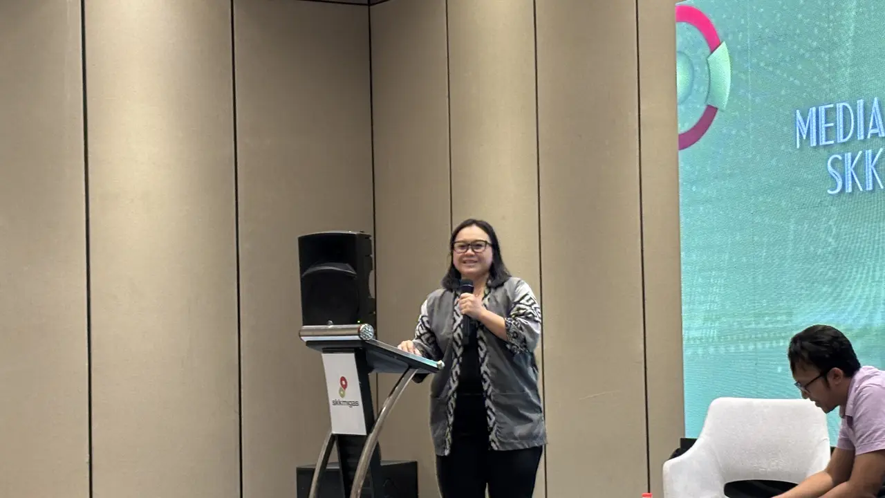 Vice President Bidang Dukungan Bisnis SKK Migas Maria Kristanti. (Liputan6.com/Ady Anugrahadi)