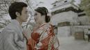 Hanya berbalut kimono, keduanya mengaku kedinginan saat syuting di musim dingin [instagram/ochi24]