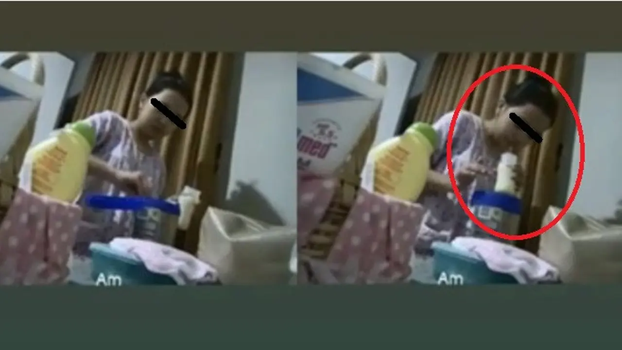 ART tertangkap kamera ludahi susu anak majikan