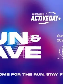 Segera bergabung, Youniverse Active Day ajak kita semua menikmati Minggu pagi lewat konsep RUN & RAVE.