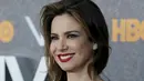 Mantan model Brasil Luciana Gimenez berpose saat mengahadiri New York Premiere ' Vinyl ', Amerika Serikat, Jumat  (15/1). Model Brasil dikenal setelah  mempunyai anak atas skandalnya bersama Mick Jagger yang bernama Lucas. (REUTERS / Eduardo Munoz)