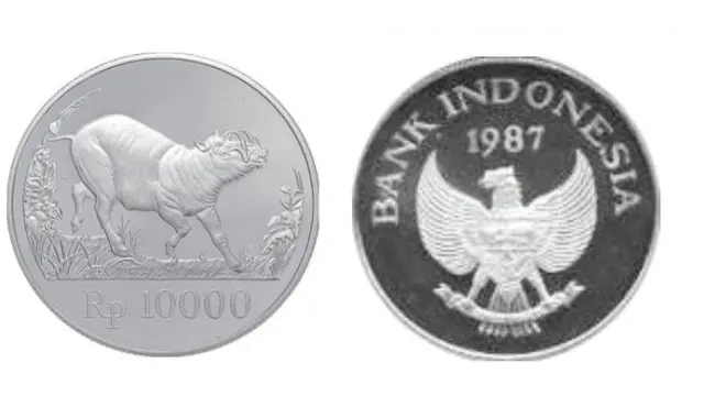 Rupiah Khusus Seri Cagar Alam 1987. (Dok BI)