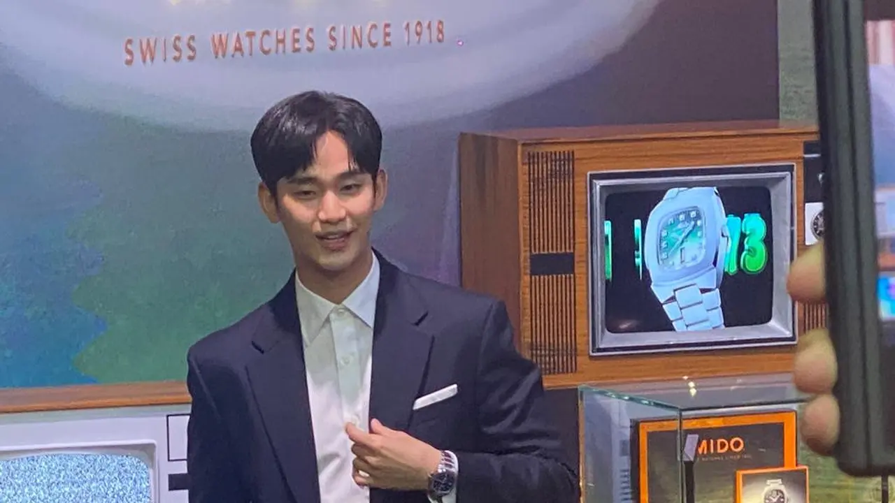 Kim Soo Hyun saat peluncuran Mido di Bangkok, Thailand (Istimewa)