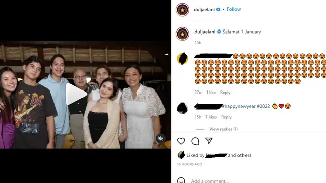Maia Estianty liburan bareng keluarga di Bali (Foto: Instagram/@duljaelani)