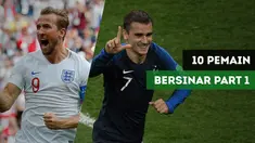 Berita video 10 pemain yang bersinar di Piala Dunia Rusia 2018 part 1.