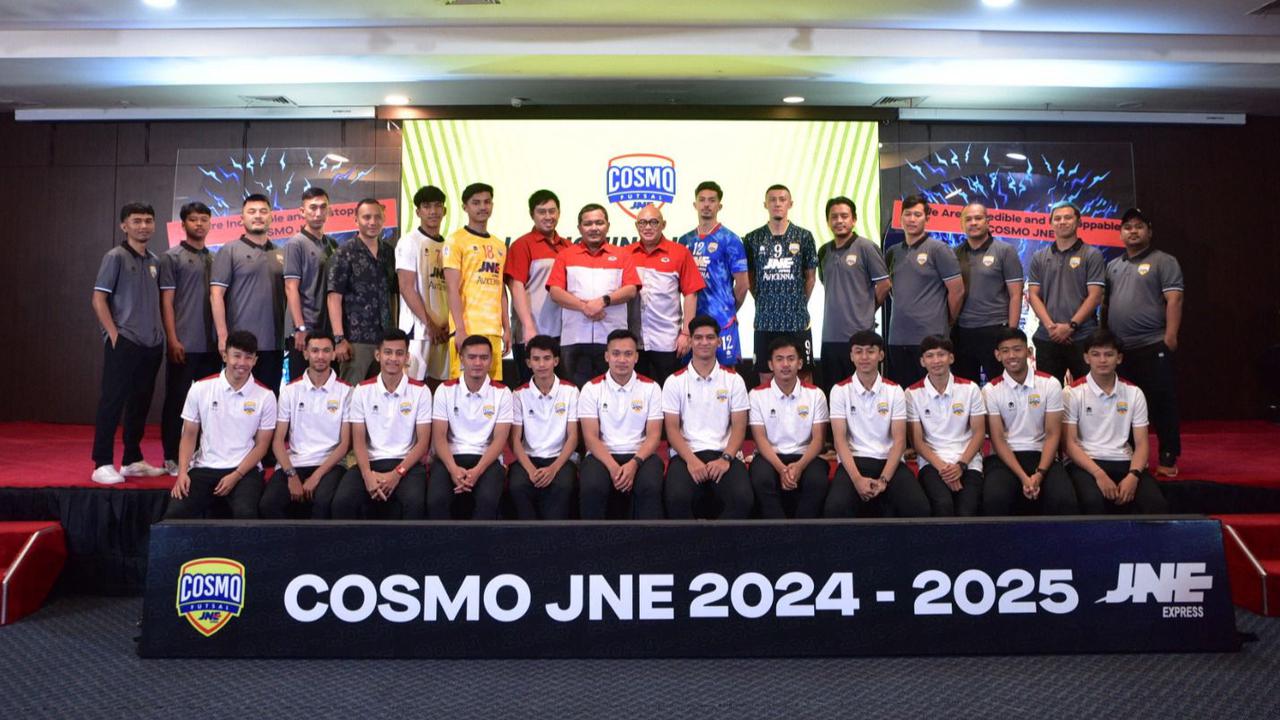 Hadapi Liga Futsal Profesional, Cosmo JNE FC Luncurkan Jersey Baru dan Datangkan Pemain dari Jepang