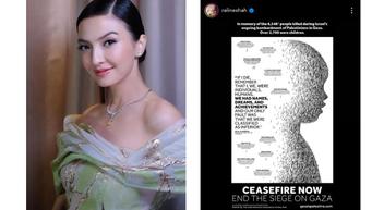 Netizen Rame-Rame Unfollow Raline Shah Usai Bikin Pernyataan Kontroversial  soal Konflik Israel vs Palestina - ShowBiz Liputan6.com