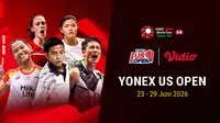 Berburu Poin Ranking di California! BWF Tour - Yonex US Open 2026: Siaran Langsung di Vidio