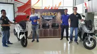 Yamaha Lexi 125 tiba di Medan, Sumatera Utara. (Arief/Liputan6.com)