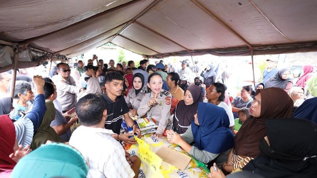 Polda Maluku Bagi Beras Gratis untuk 1.000 Warga Ambon, Jamin Ketahanan Pangan
