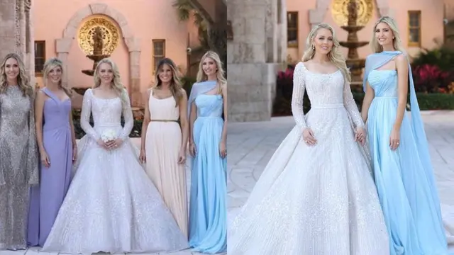 Ivanka Trump memotong Kimberley Guilfoyle yang berpakaian serba hitam
