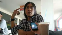 Rudihanto salah seorang artis Pantura Cirebon merasa terpanggil untuk maju dalam Pemilu Legislatif. Foto (Liputan6.com / Panji Prayitno)