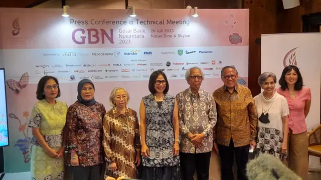 Jumpa pers Gelar Batik Nusantara (GBN 2023)