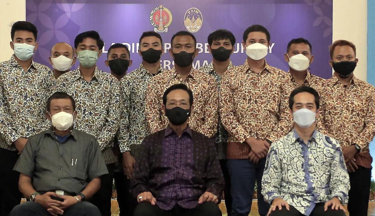 Acara tersebut dihadiri oleh seluruh jajaran tim PSIM Yogyakarta yang terdiri dari pemain, pelatih, offisial, manajemen, dan perwakilan suporter. (PSIM/Aji Miswadi)