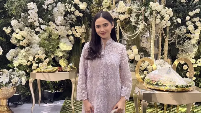 Syifa Hadju saat Hadir di Siraman Sahabatnya. [@syifahadju]