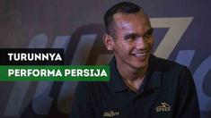 Penyerang sayap Persija Jakarta, Riko Simanjuntak memberikan komentar tentang penurunan performa Macan Kemayoran.