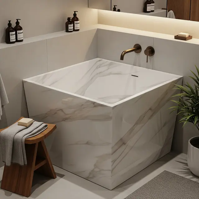 Inspirasi Bak Mandi Keramik Modern dan Estetik
